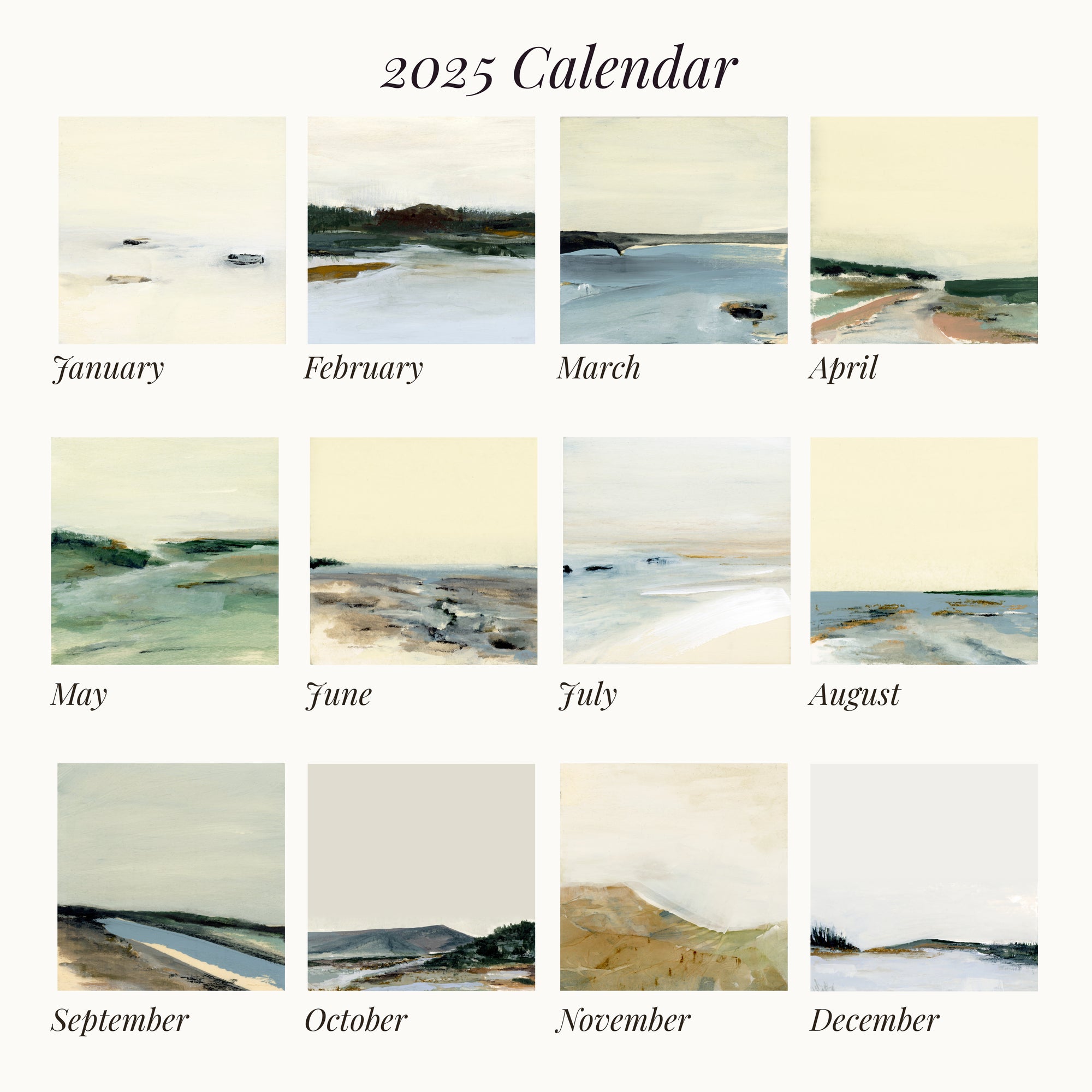 2025 Brass Desk Calendar